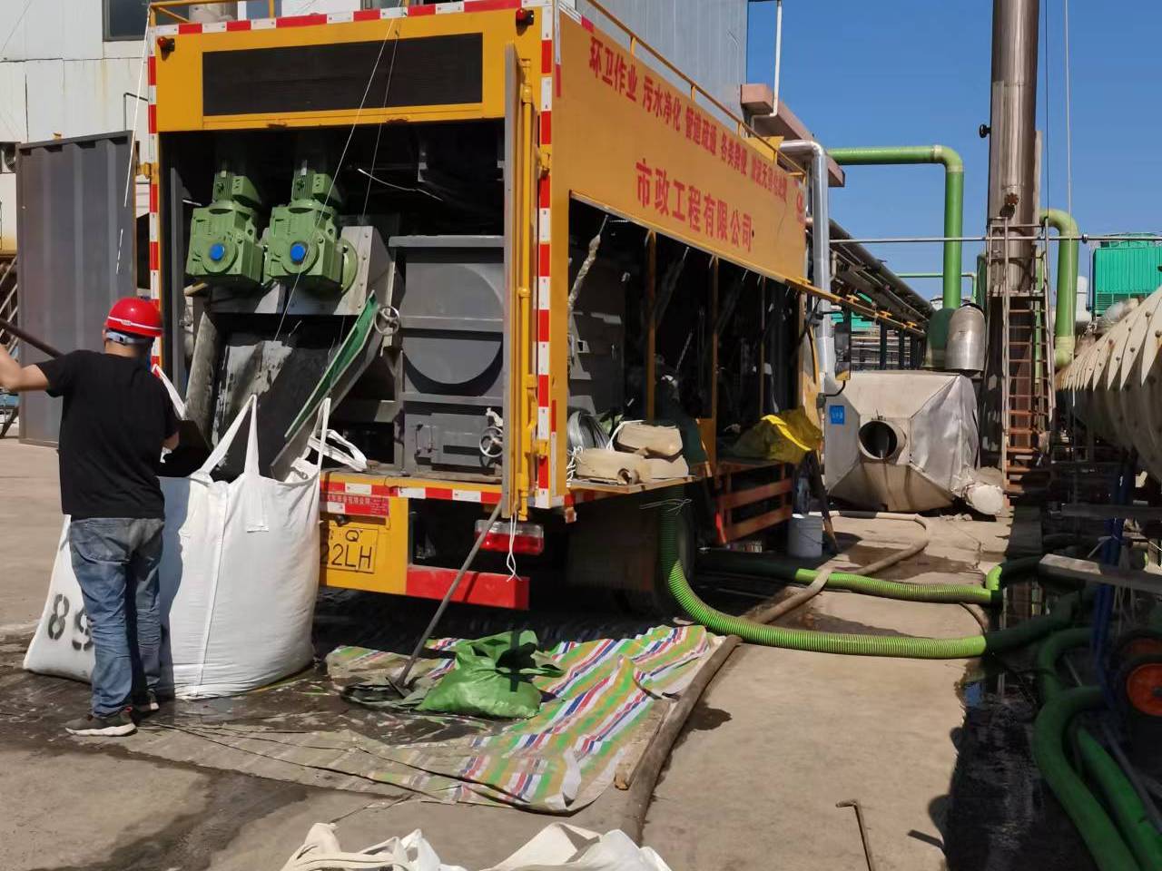 嘉峪关淤泥压干处理